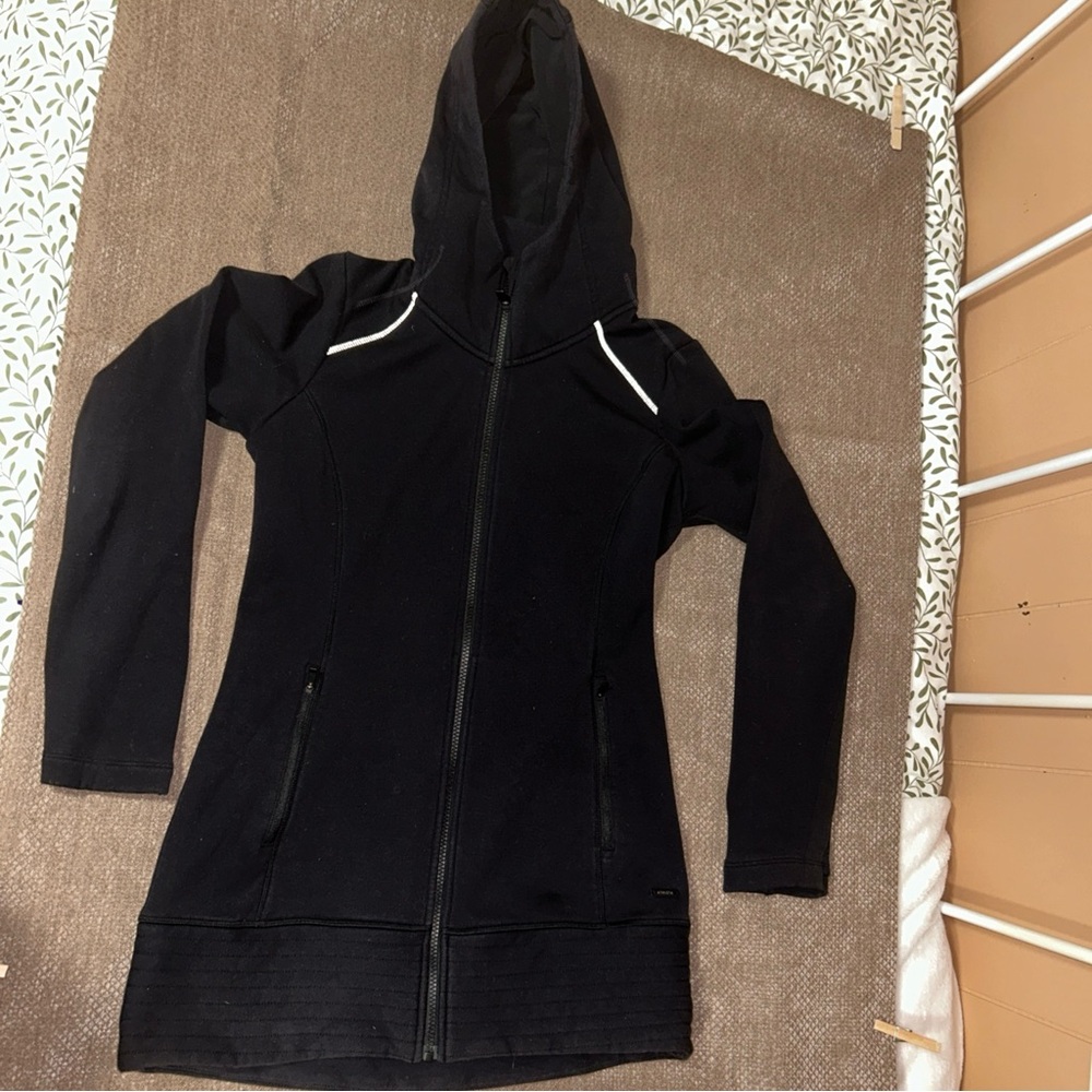 Athleta Women’s Size Small Black Full Zip Hoodie